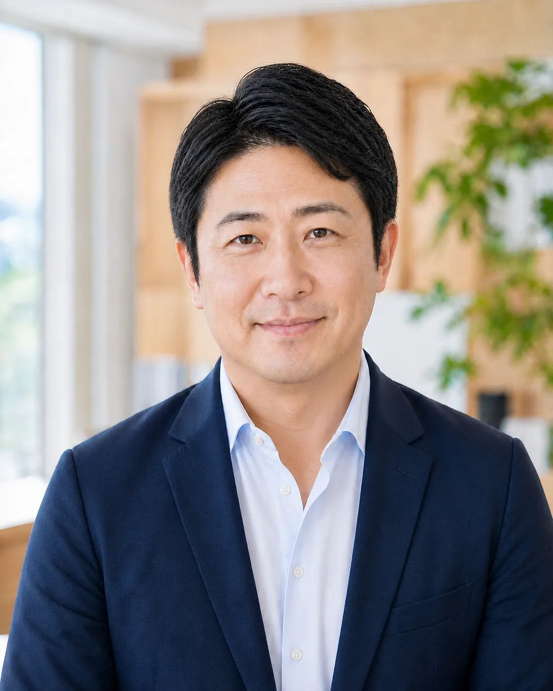 相談に対応する男性担当者のイメージ