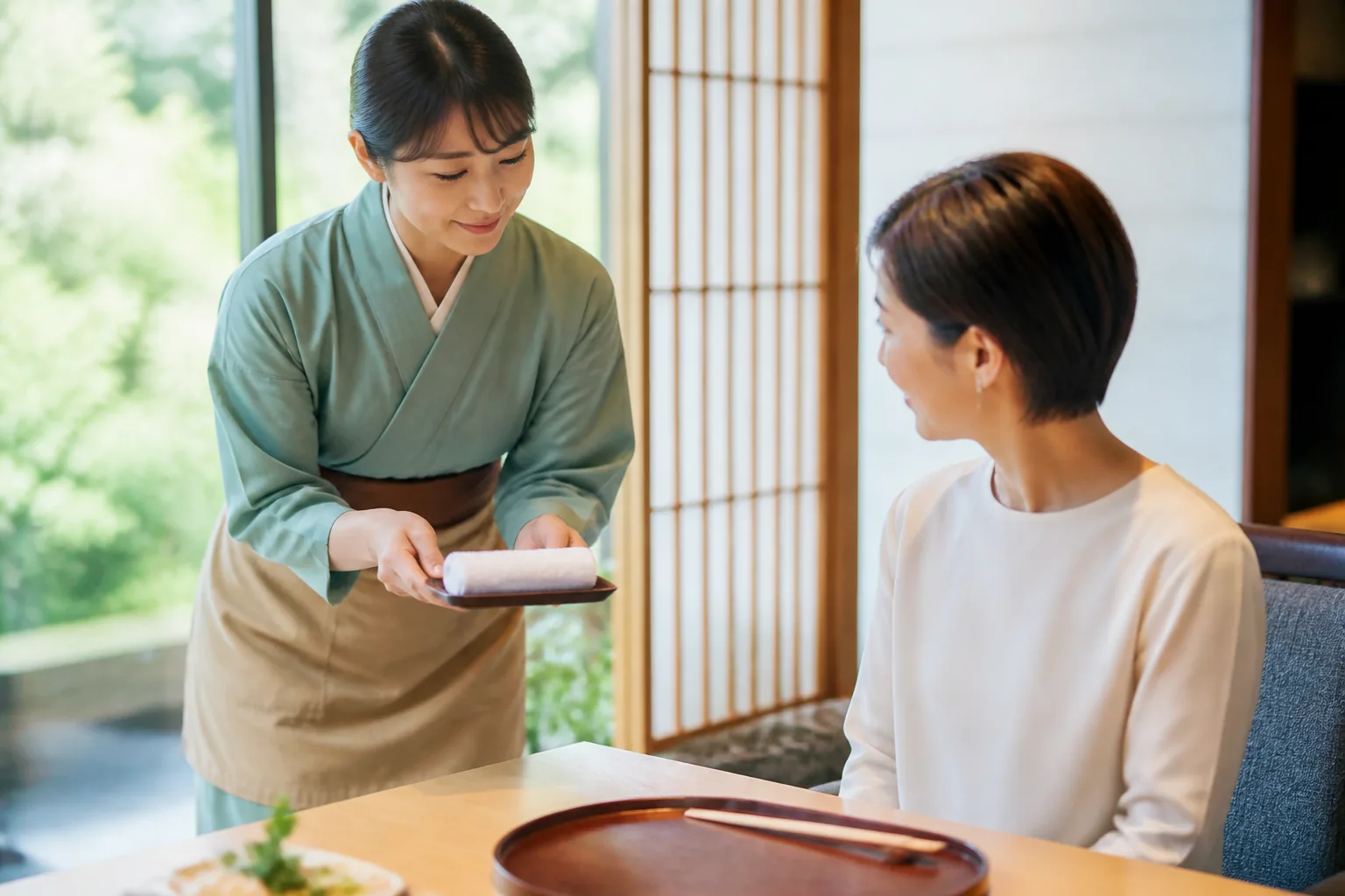 飲食店でのPurus利用イメージ